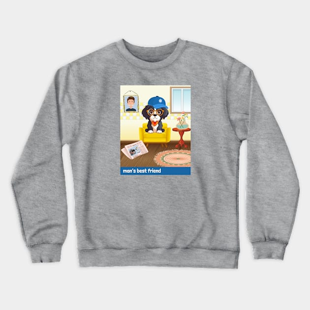 Man's Best Friend - for kids Crewneck Sweatshirt by JAHudson